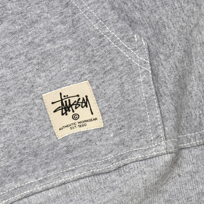 Contrast Stitch Label Hoodie