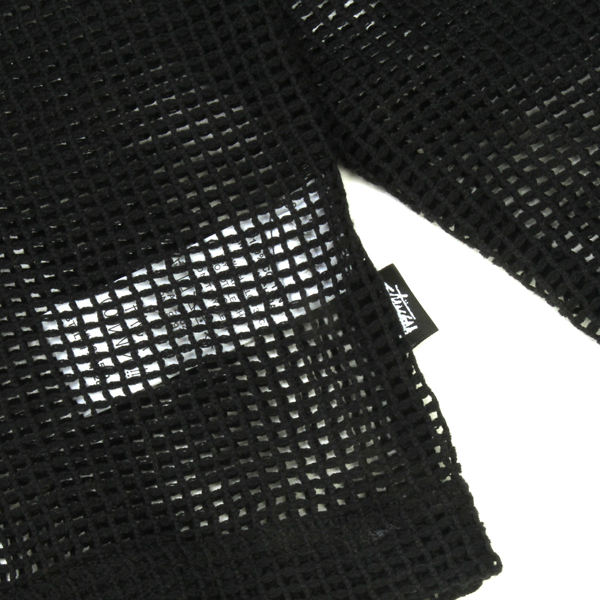 Cotton Mesh Zip L/S Shirt