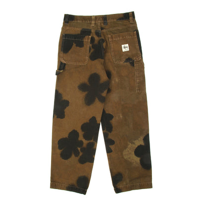 Floral Dye Work Pant