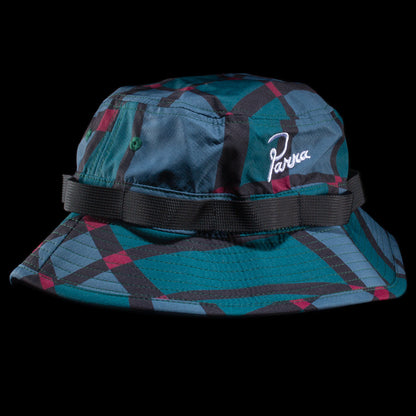 Squared Waves Pattern Safari Hat