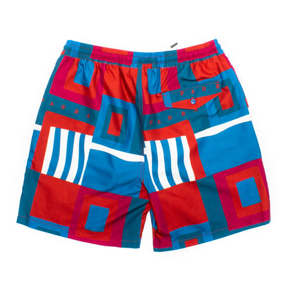Hot Springs Pattern Swim Shorts