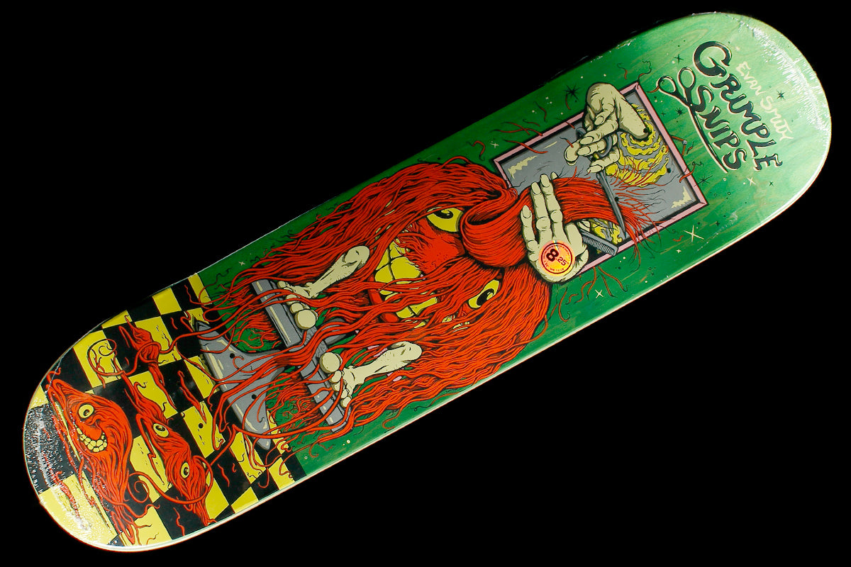 Evan Grimple Snips Deck Green"8.25