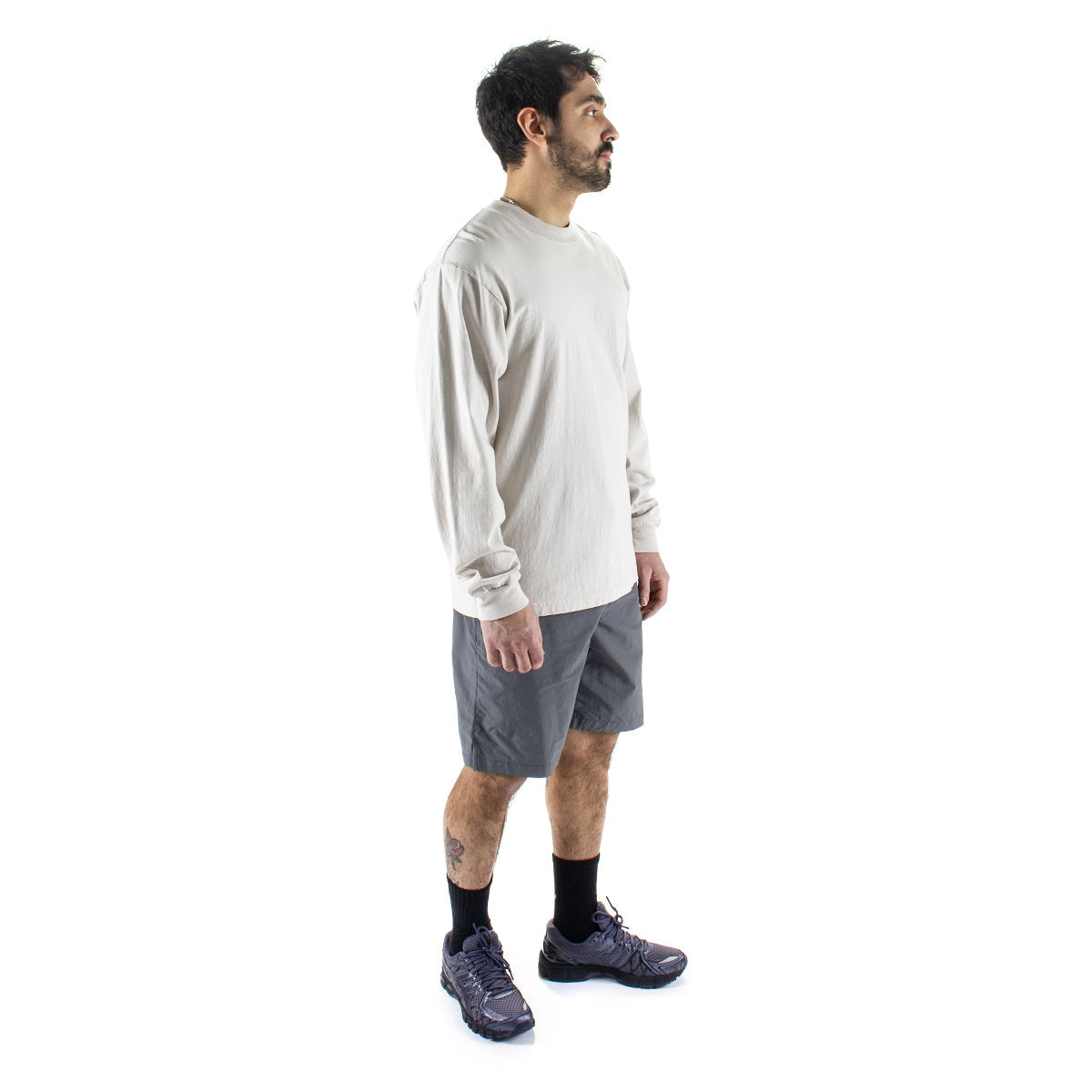 Nylon Tussah 2Way Shorts