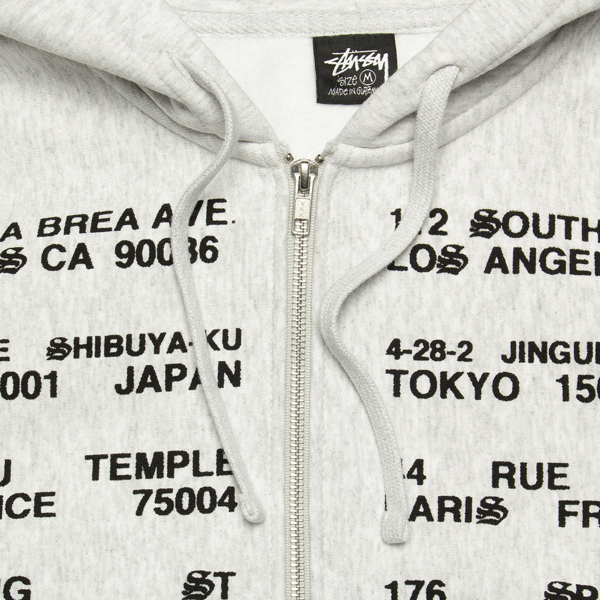Locations Zip Hoodie