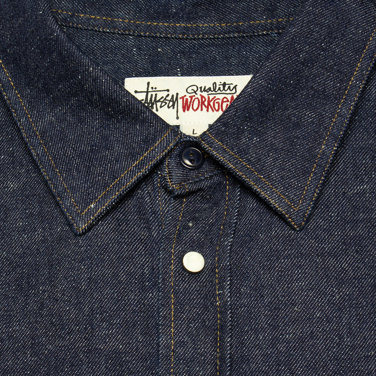 Boxy Western Denim L/S Shirt