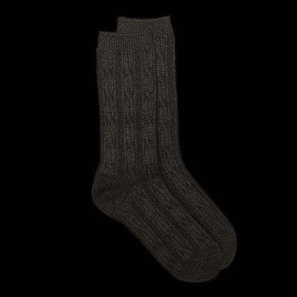Cable Knit S Dress Socks