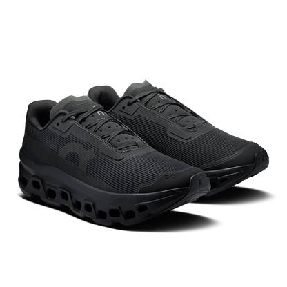 On Running Women's Cloudmonster Void Shoes - Black / Black