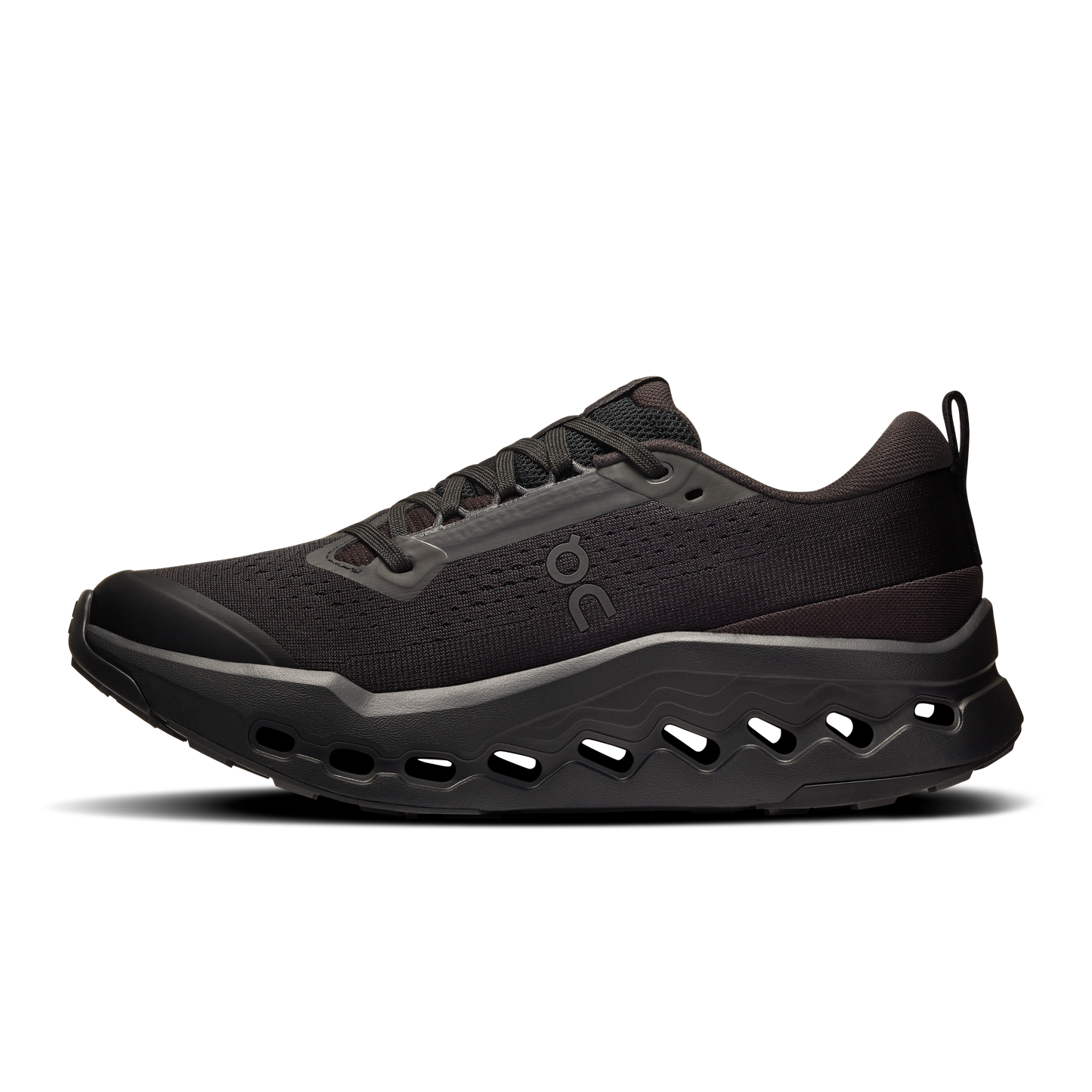On Running Women's Cloudsurfer Trail 2 Shoes - Black / Black