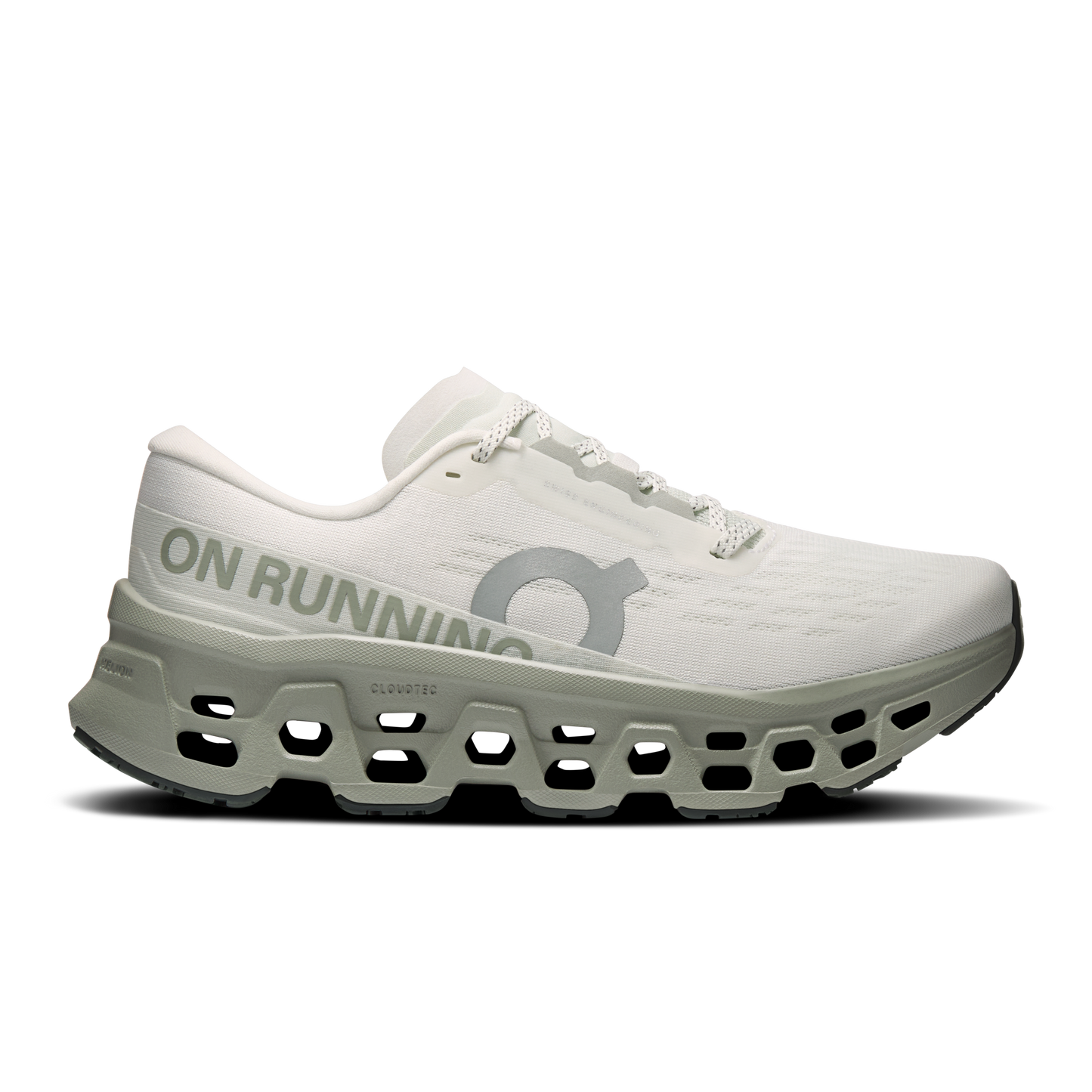On Running Women's Cloudmonster 3 Shoes - Ivory / Tin