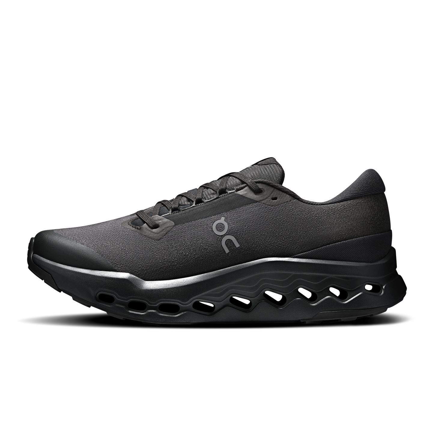 On Running Men's Cloudsurfer Trail 2 Waterproof Shoes - Black / Black