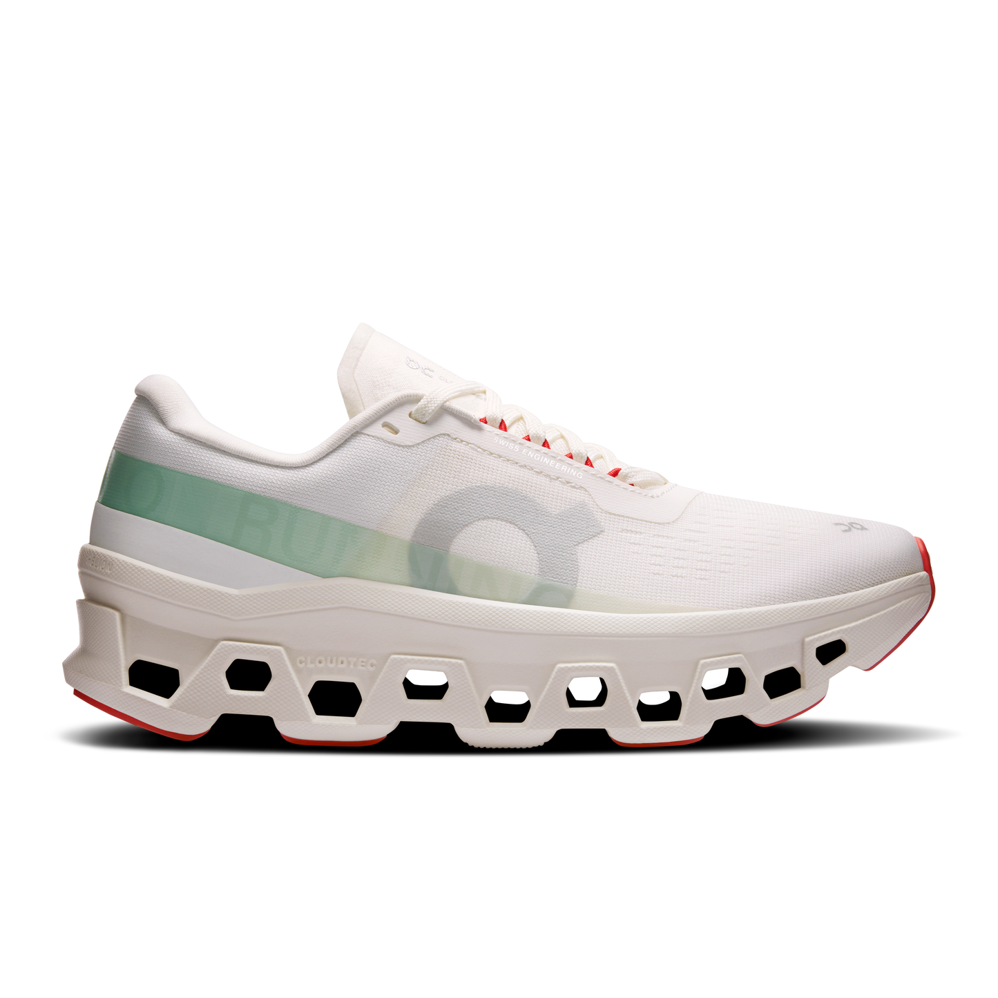 On Running Women's Cloudmonster 1 Shoes - Ivory / Creek