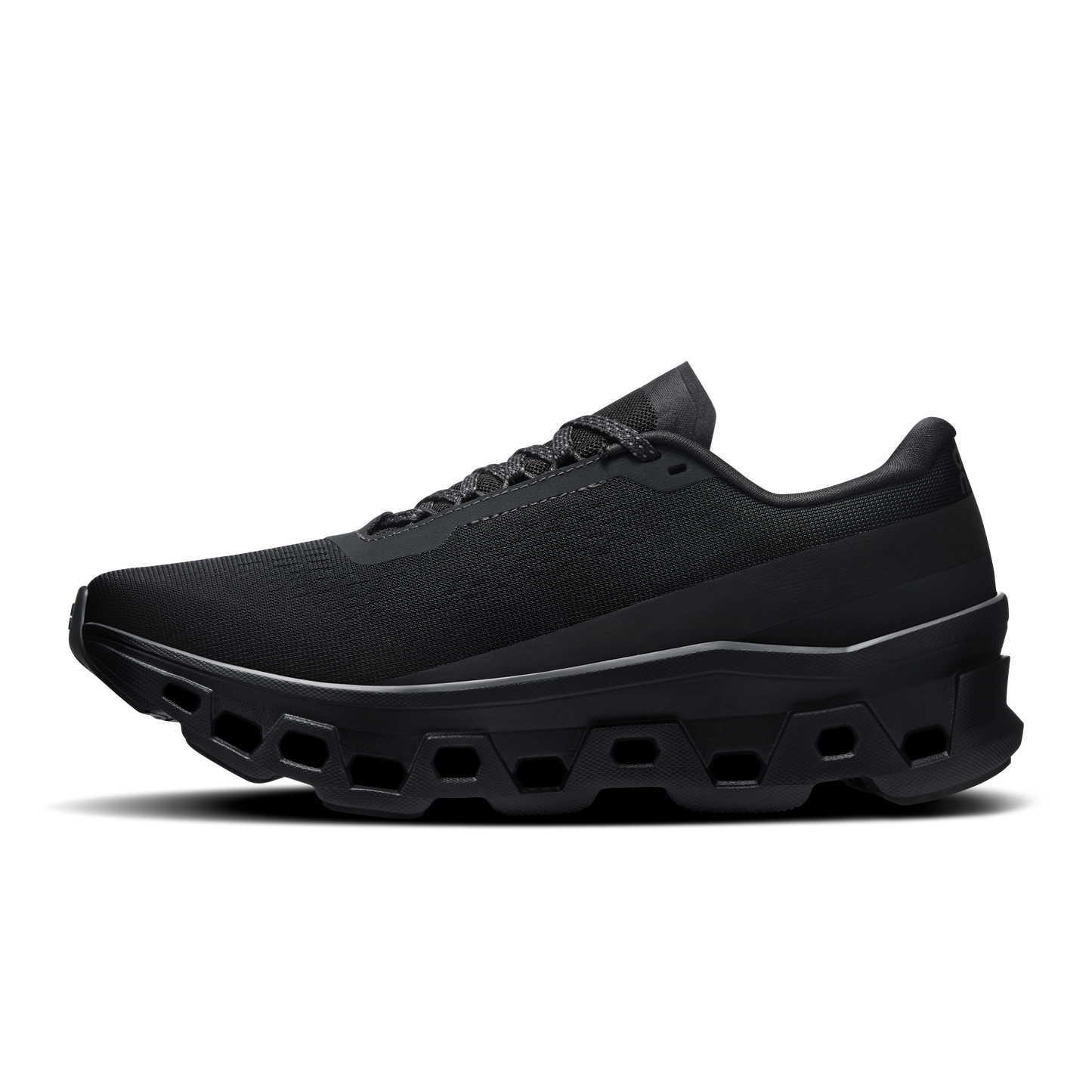On Running Women's Cloudmonster 1 Shoes - Black / Black