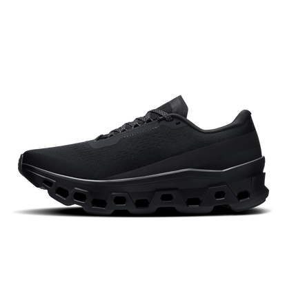 On Running Women's Cloudmonster 1 Shoes - Black / Black