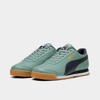 Puma Men's Roma 24 Shoes - Green Moon / New Navy