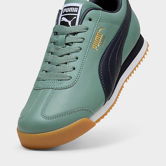 Puma Men's Roma 24 Shoes - Green Moon / New Navy