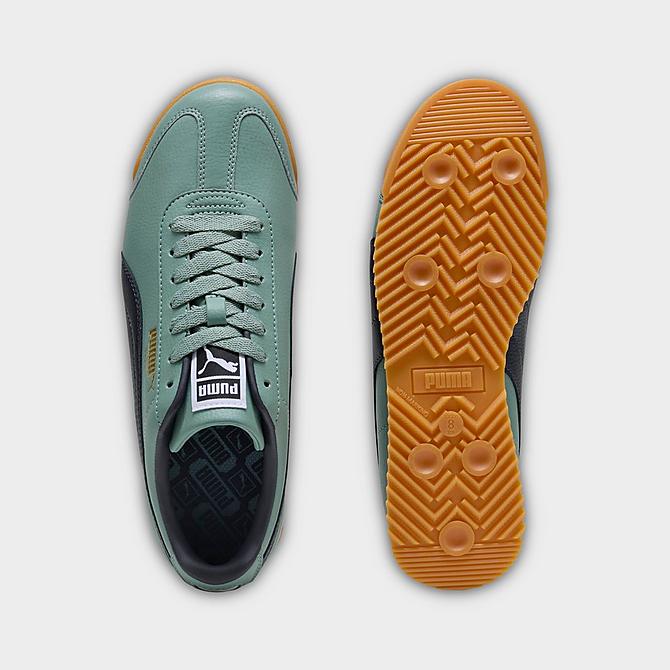 Puma Men's Roma 24 Shoes - Green Moon / New Navy