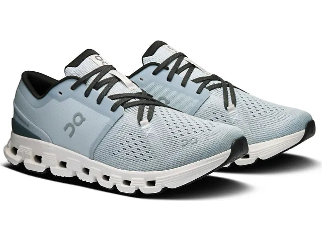 On Running Men's Cloud X4 Shoes - Glacier / Stone