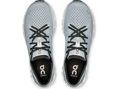On Running Men's Cloud X4 Shoes - Glacier / Stone