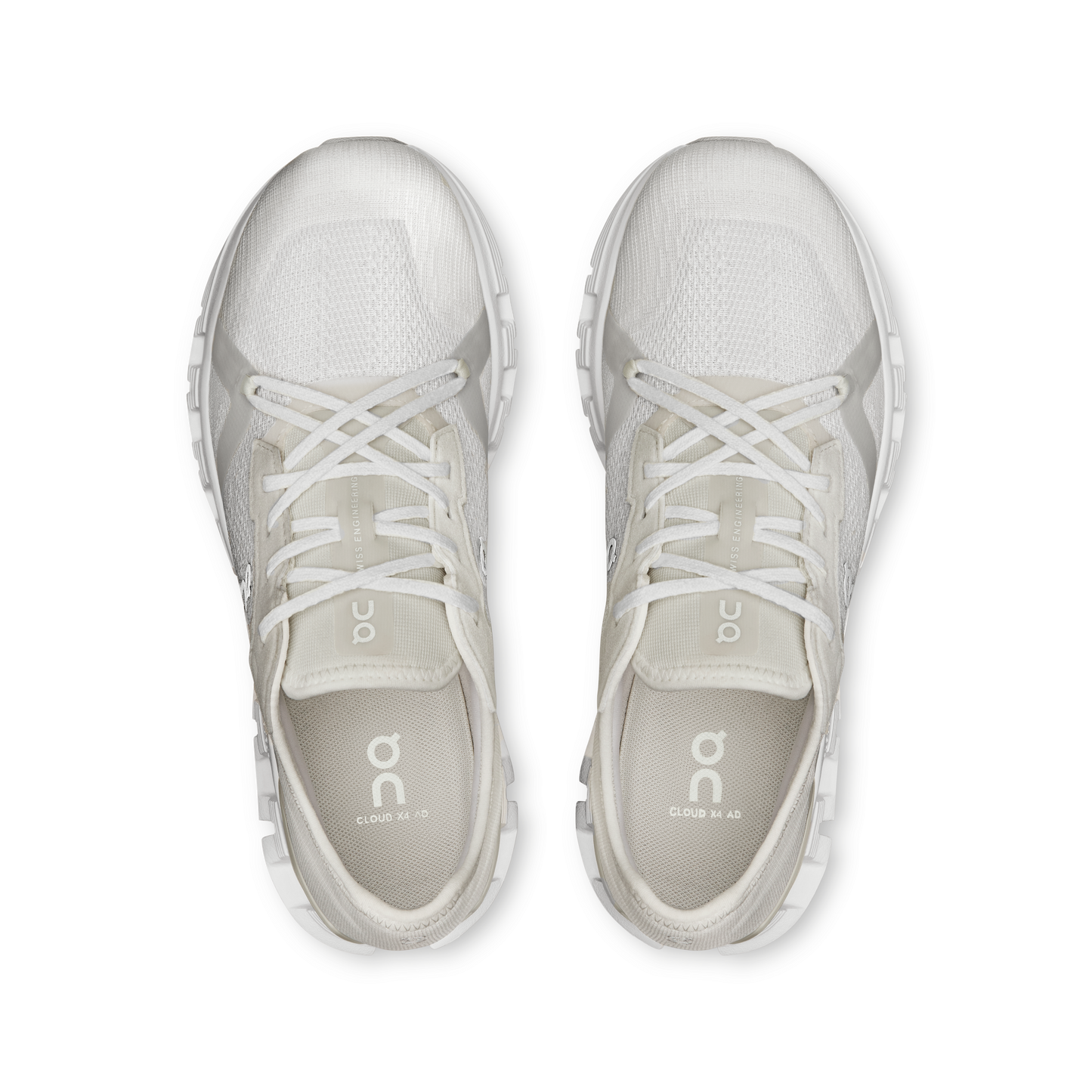 On Running Women's Cloud X 4 Ad Shoes - White / Wolf