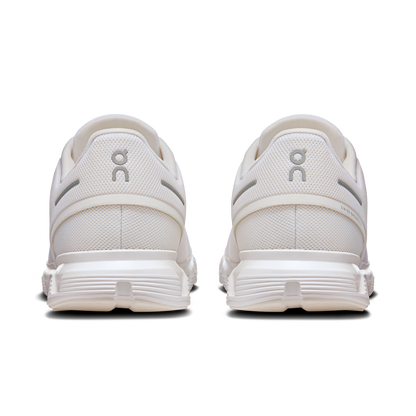 On Running Men's Cloud 6 Wide Shoes - White / White