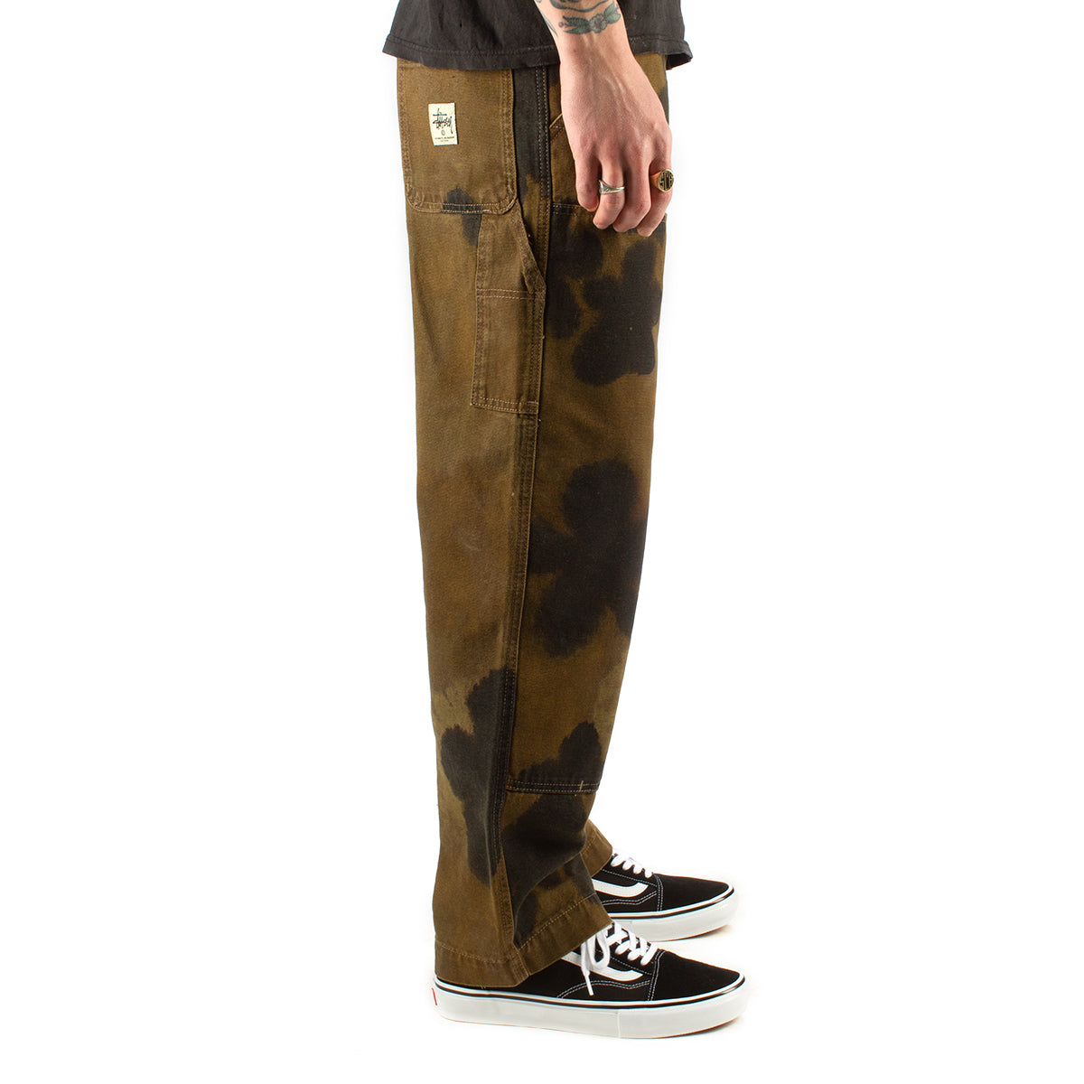 Floral Dye Work Pant