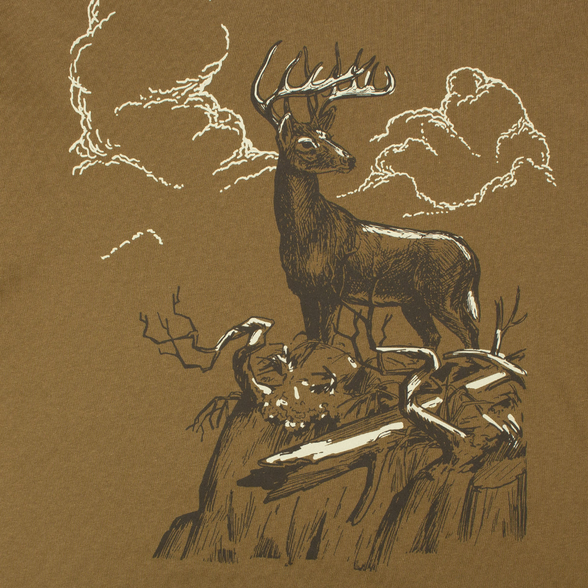 Frontier Graphic Deer T-Shirt