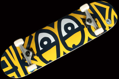Big Eyes Yellow/Black Complete Deck 8.25"