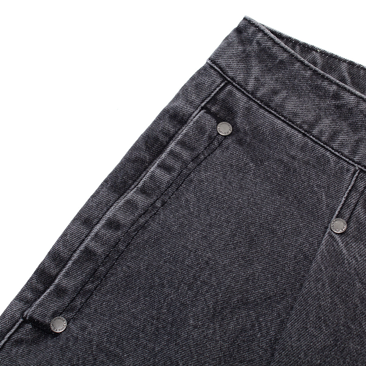 Pleated Denim Shorts