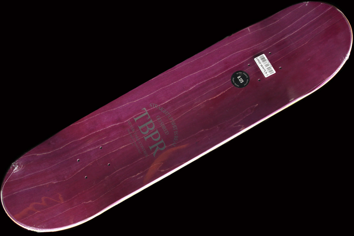White Logo Deck 8.125"