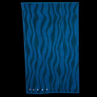 Aqua Weed Waves Beach Towel