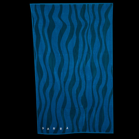 Aqua Weed Waves Beach Towel