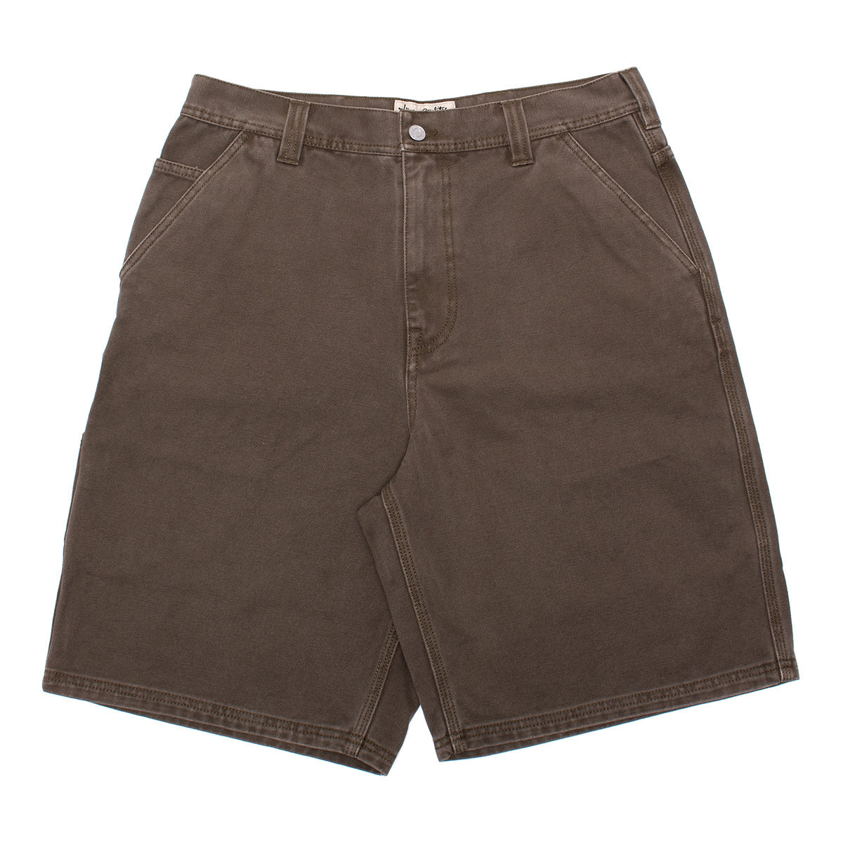 Washed Canvas Work Short
