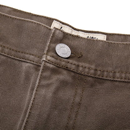 Washed Canvas Work Short