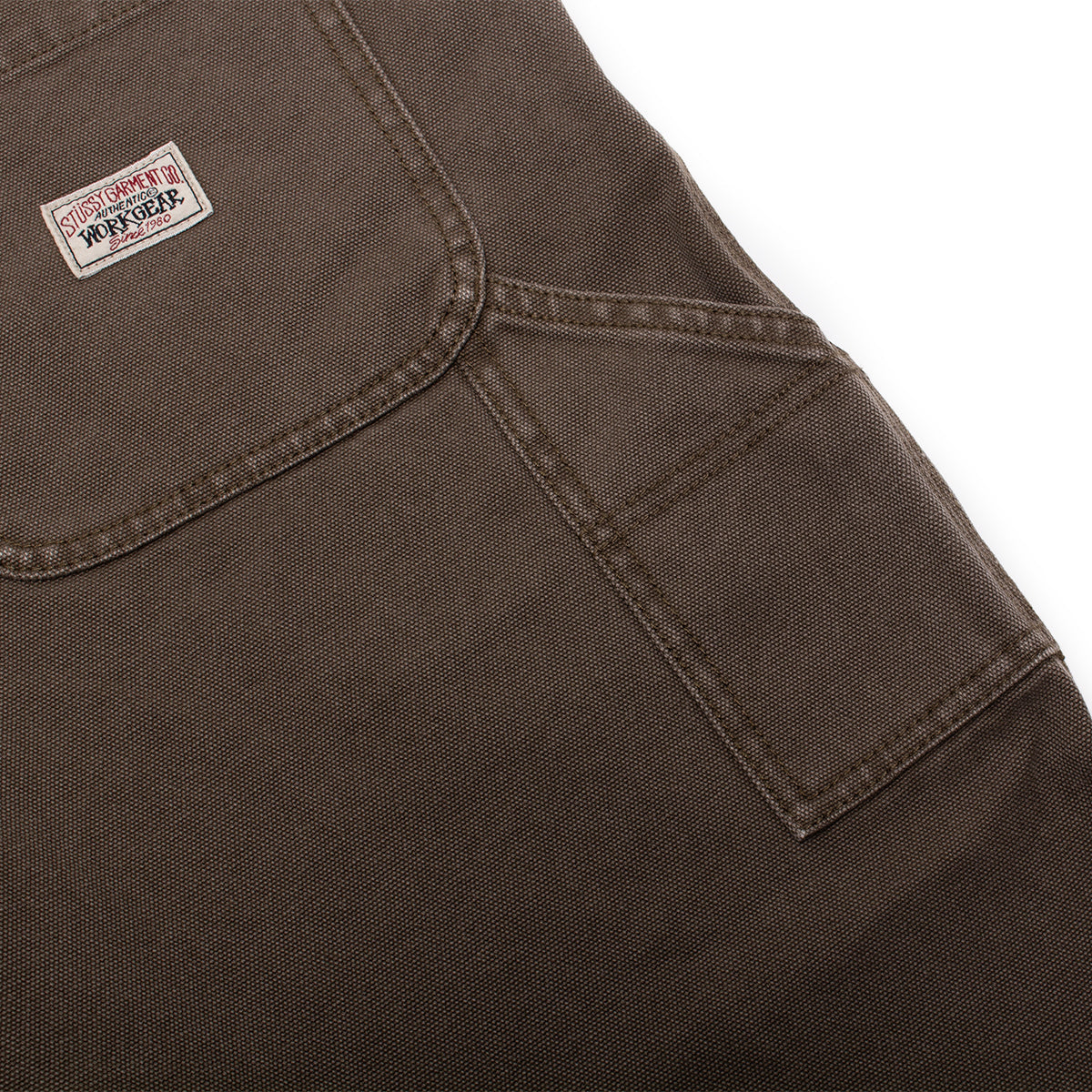 Washed Canvas Work Short