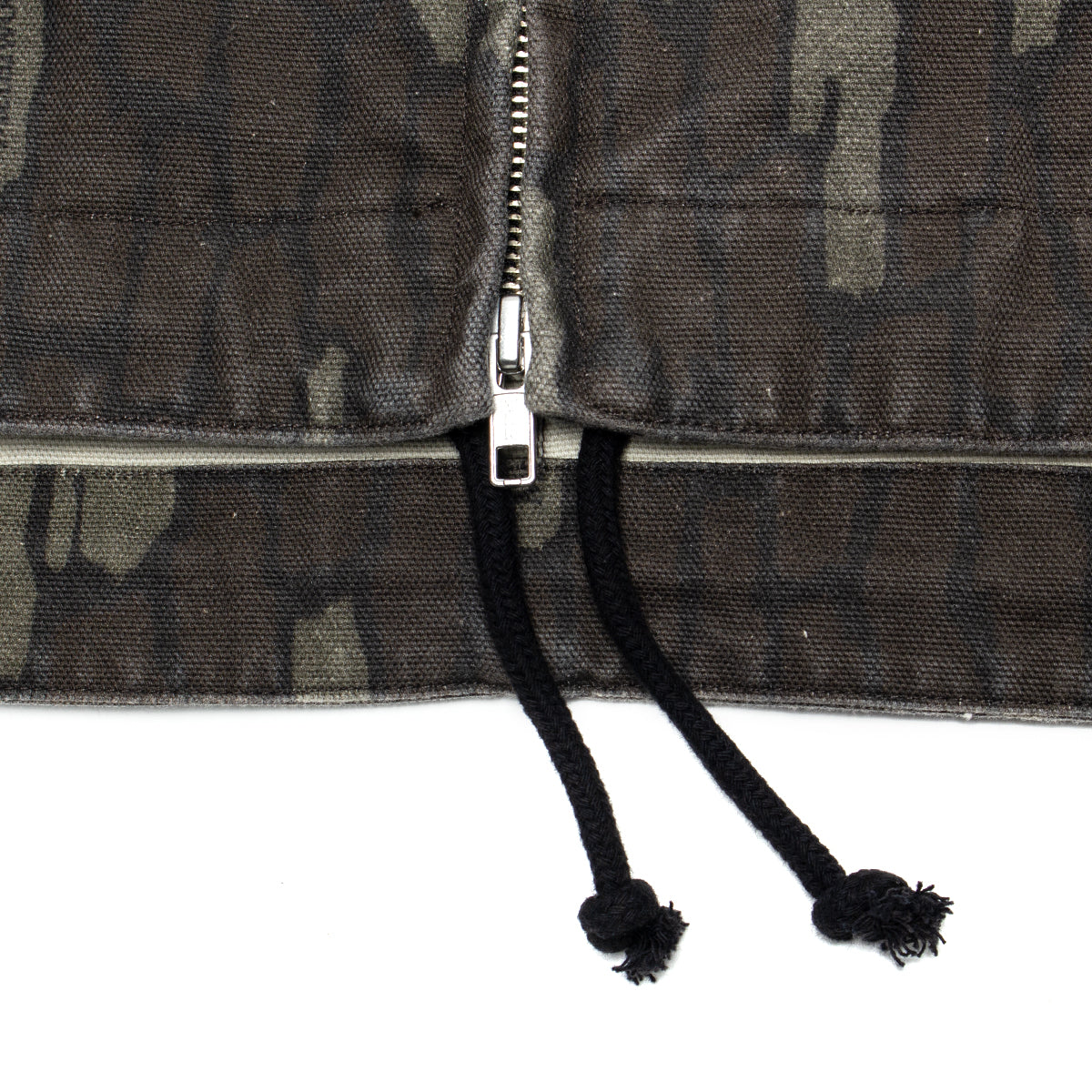 Cotton Twill Zip Hoodie