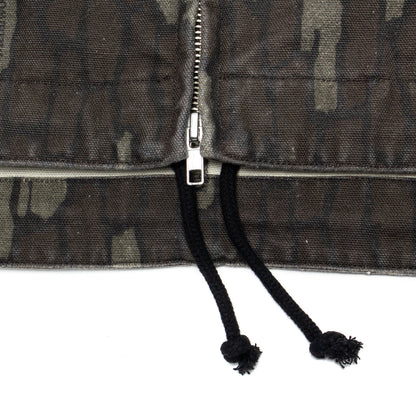 Cotton Twill Zip Hoodie