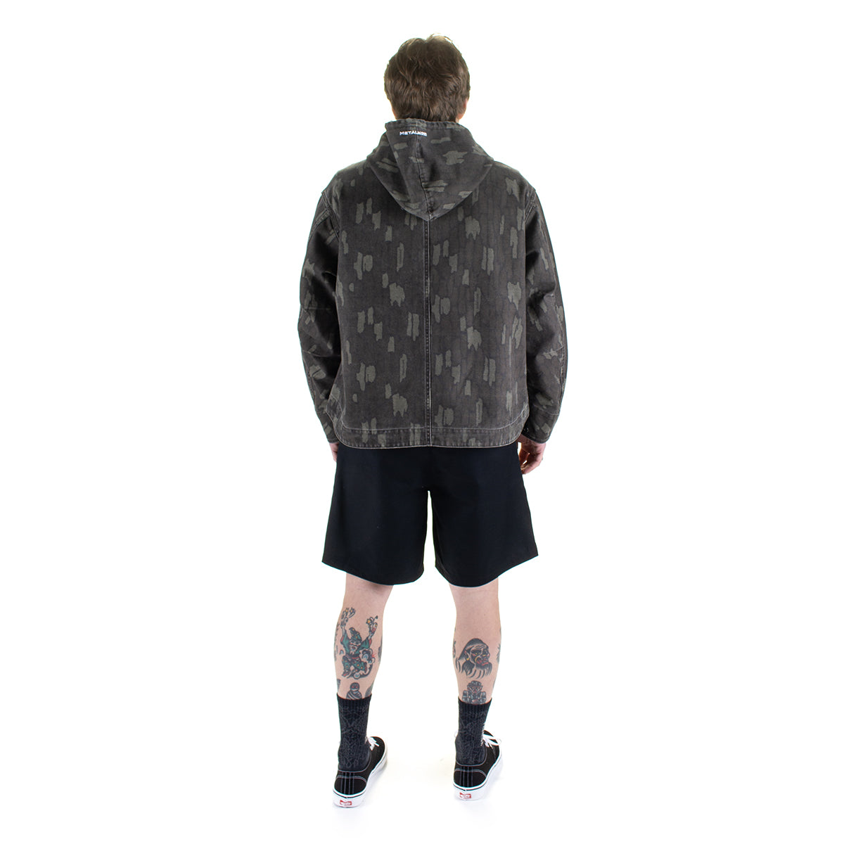 Cotton Twill Zip Hoodie