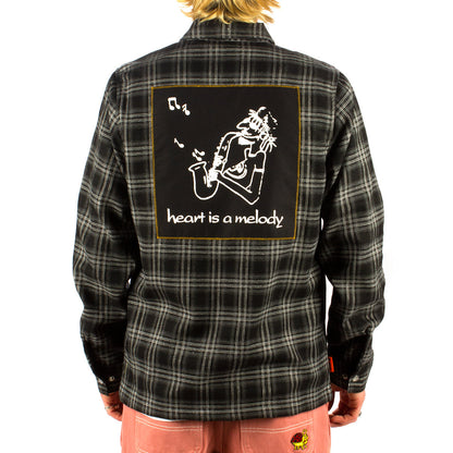 Melody Plaid Zip Overshirt