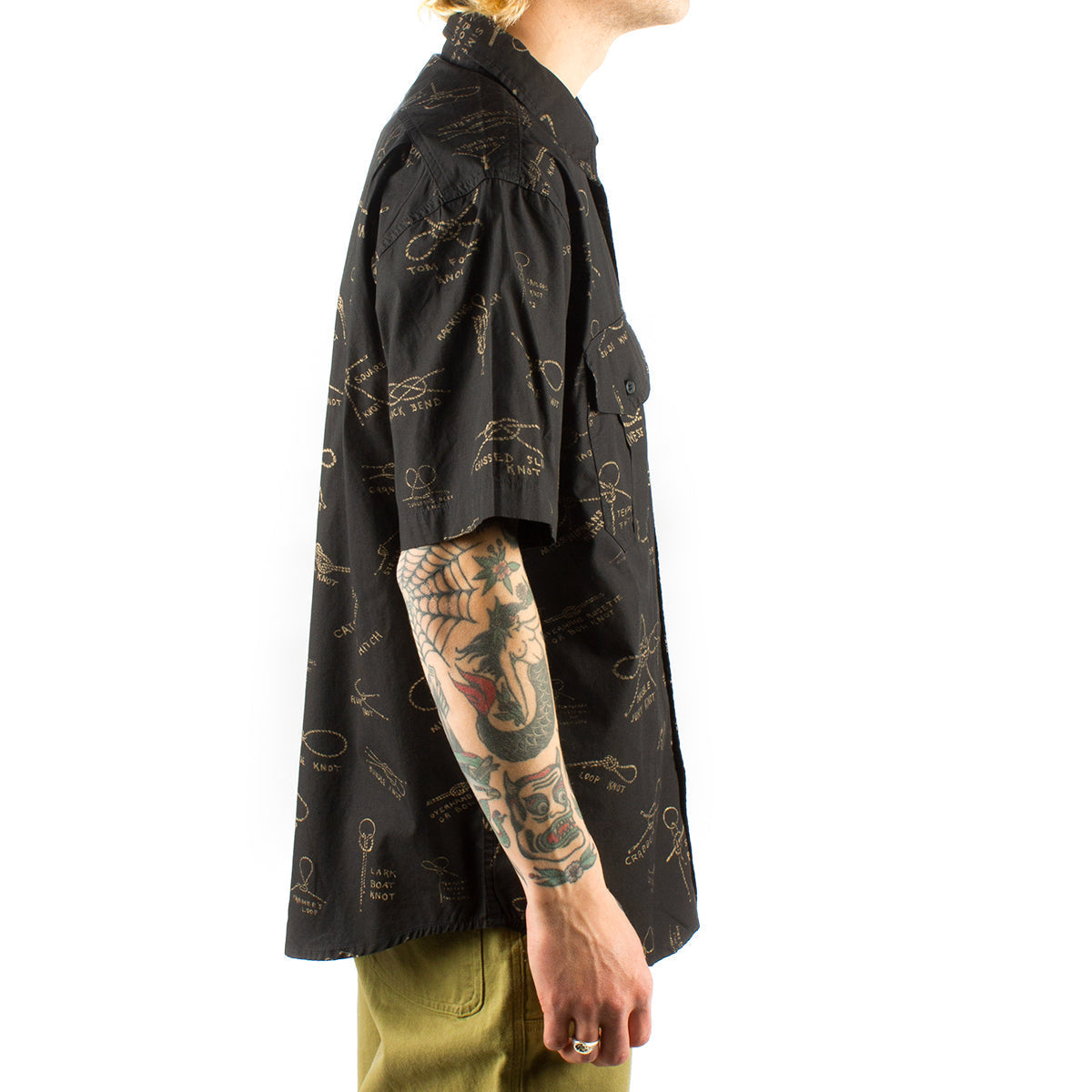Washed Feather Cloth Shirt