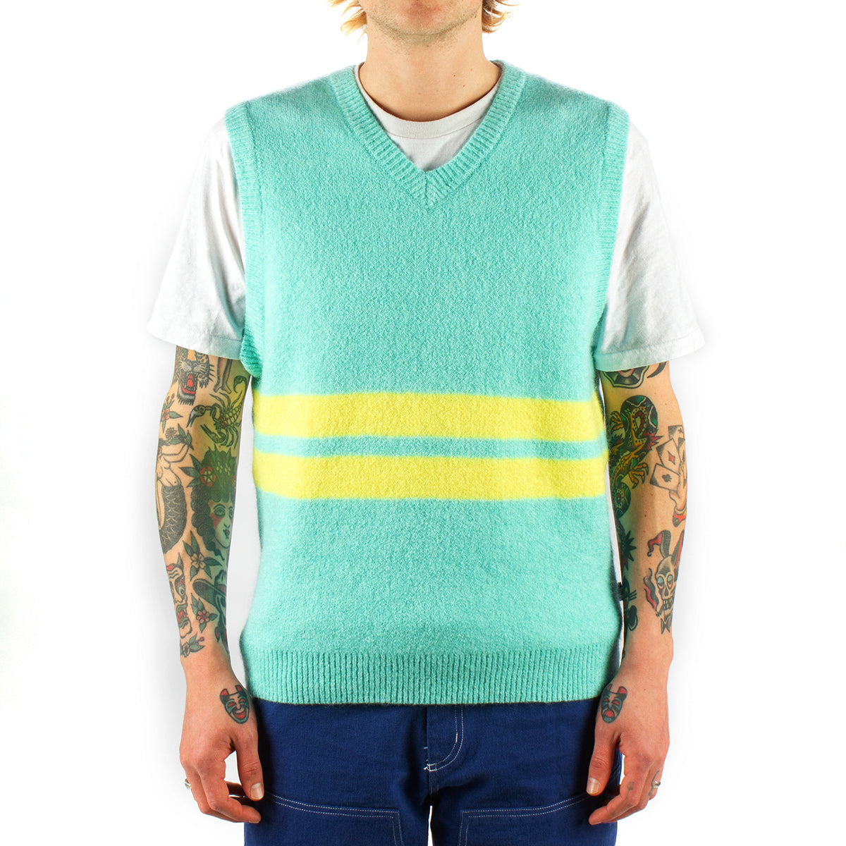 Brushed Mohair Vest