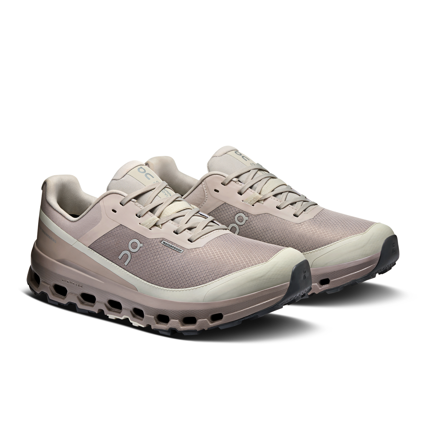 On Running Women's Cloudvista 2 Waterproof Shoes - Fog / Cinder