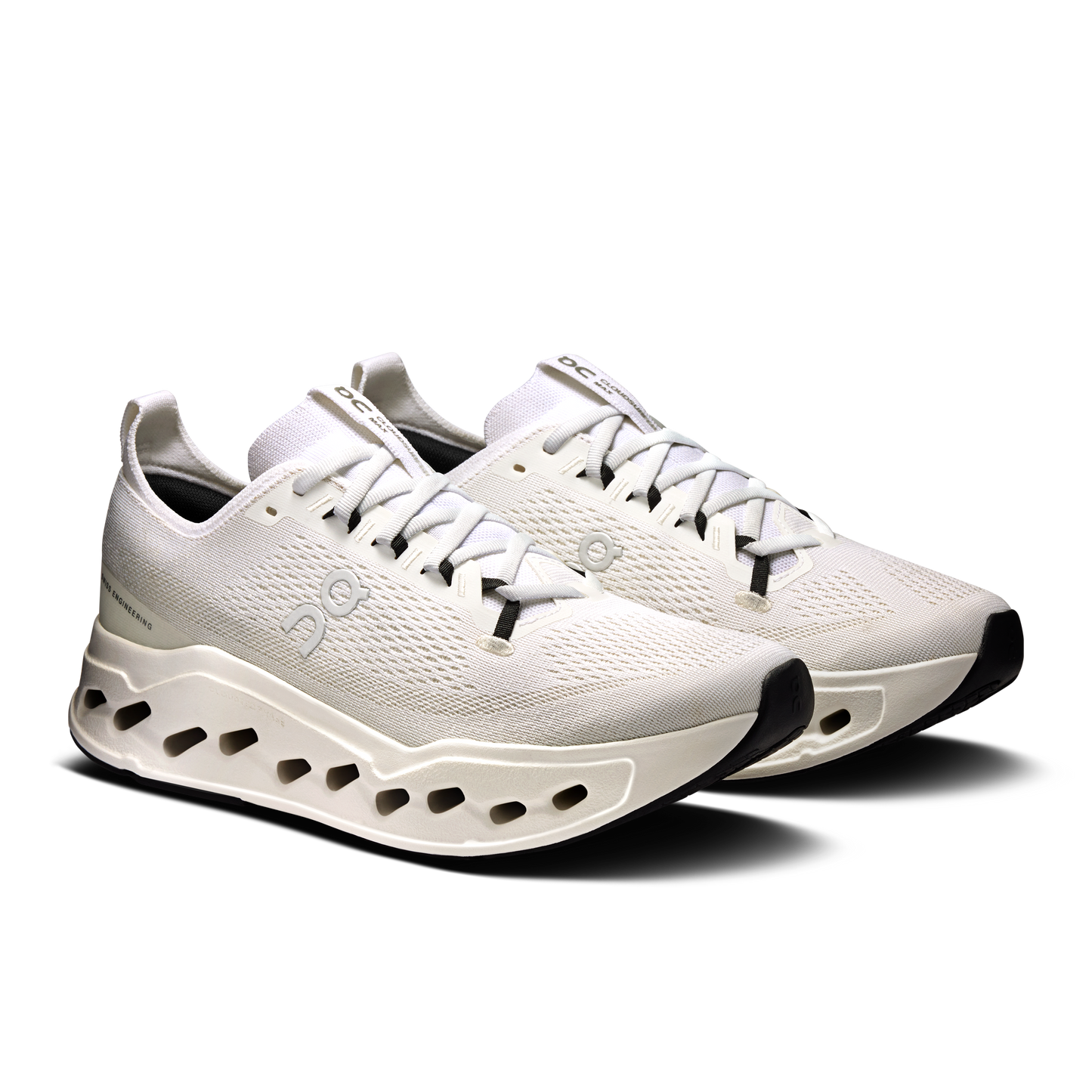 On Running Men's Cloudsurfer Max Shoes - White / White
