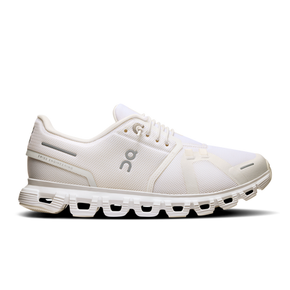 On Running Women's Cloud 6 Shoes - White / White