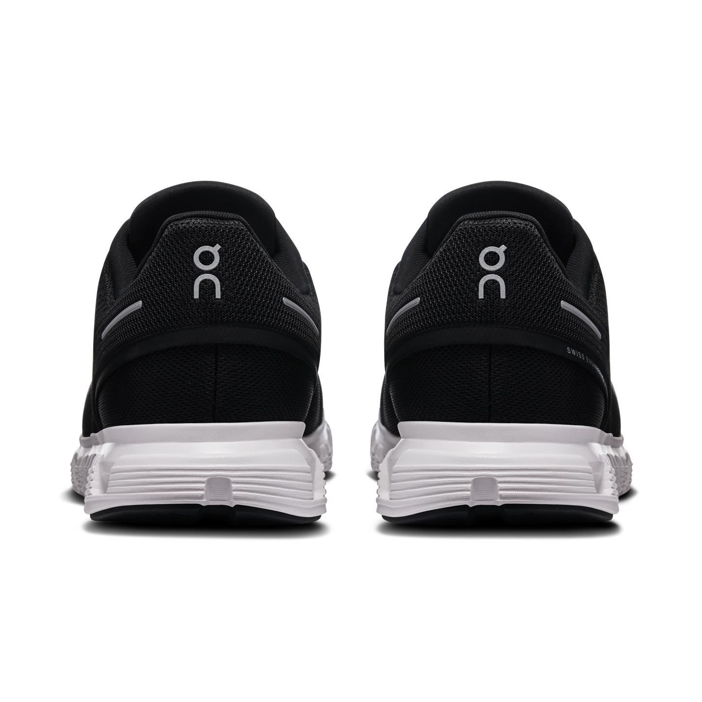 On Running Men's Cloud 6 Wide Shoes - Black / White