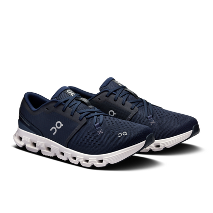 On Running Men's Cloud X 4 Shoes - Ink / Ivory