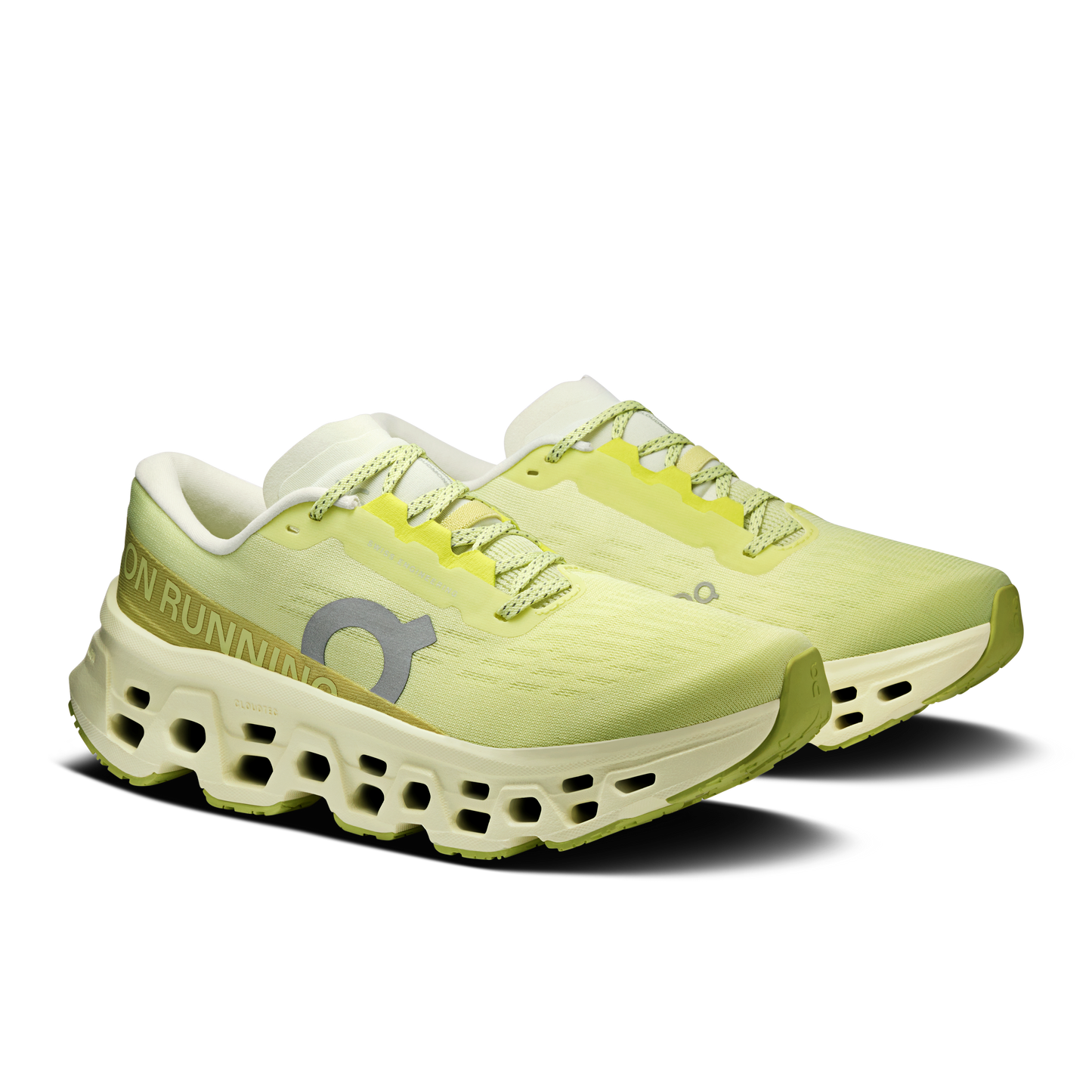 On Running Women's Cloudmonster 3 Shoes - Limelight / Seedling
