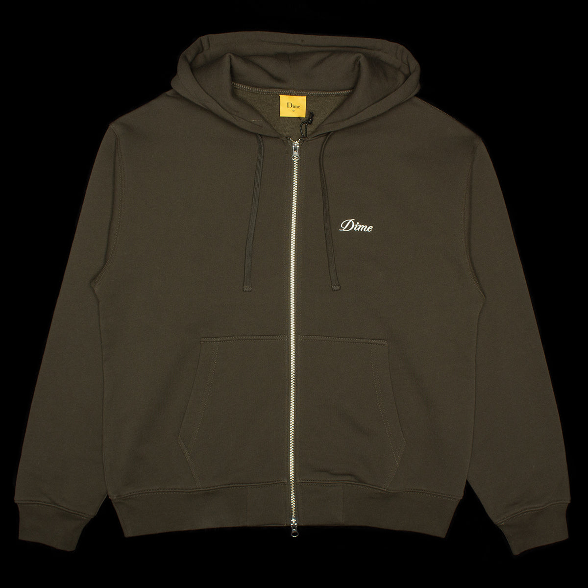 Cursive Zip Hoodie