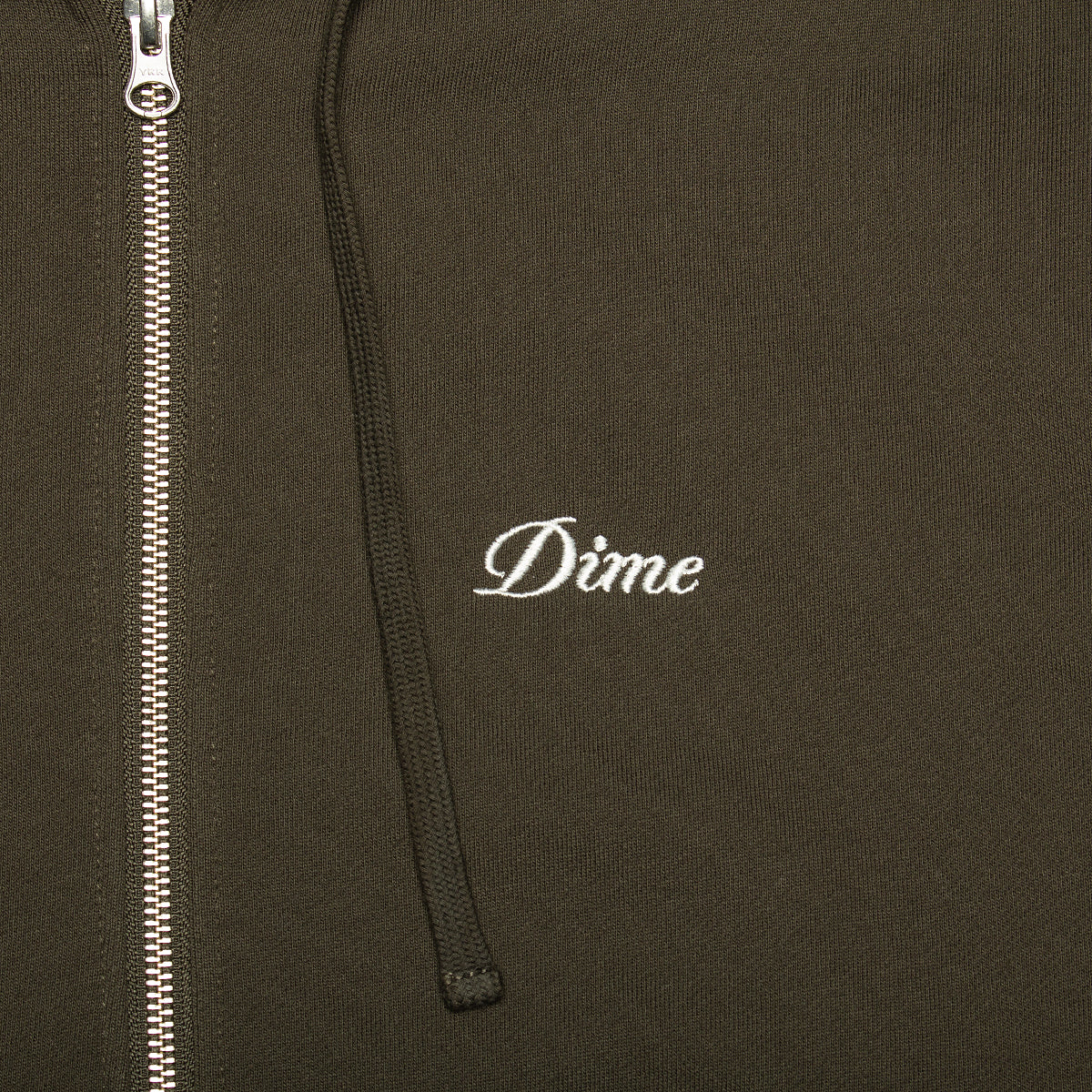Cursive Zip Hoodie