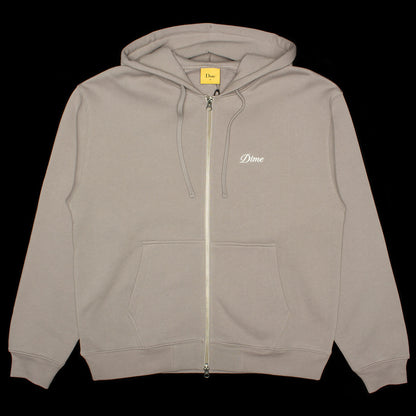 Cursive Small Logo Zip Hoodie