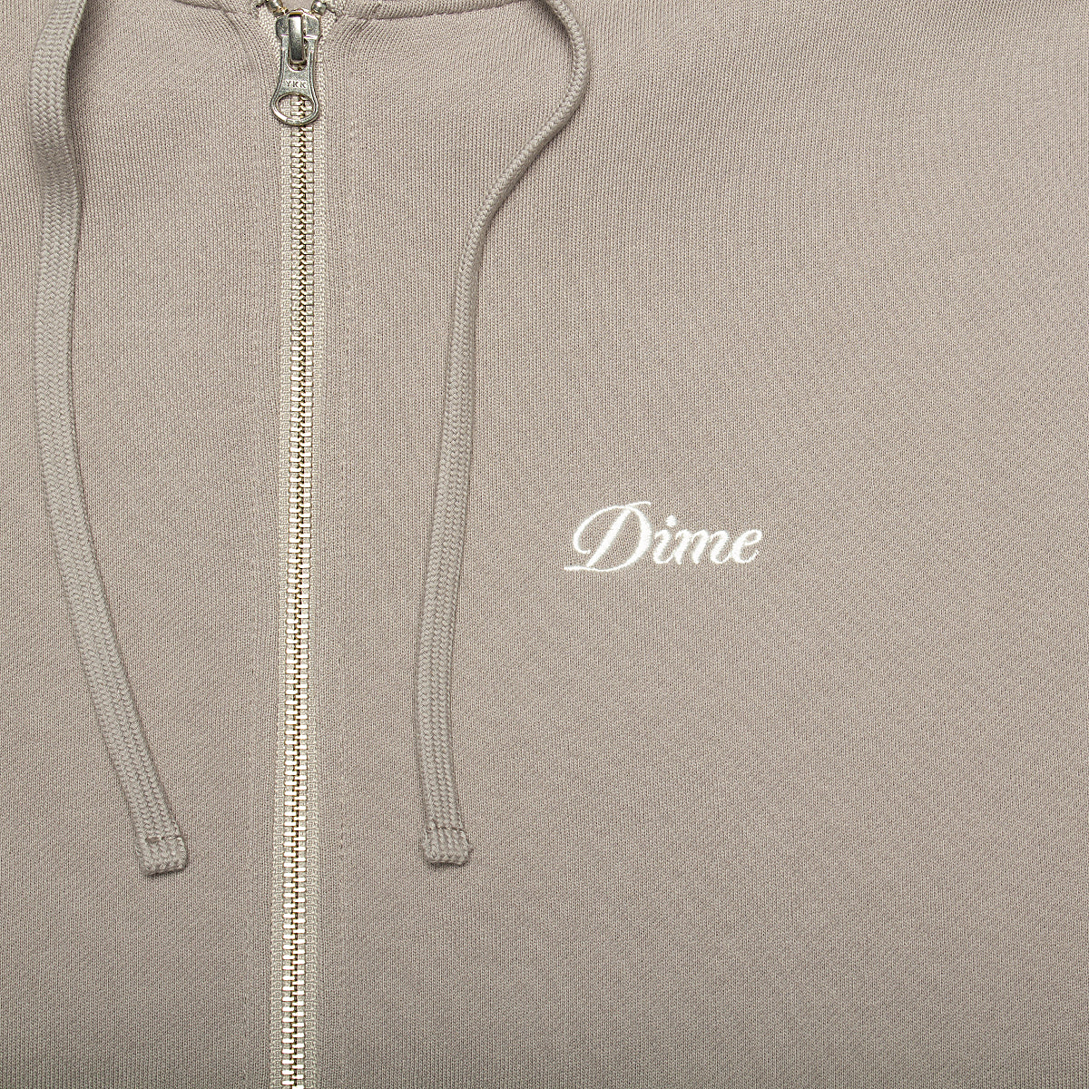 Cursive Small Logo Zip Hoodie